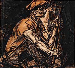 #854 ~ Toorop - Untitled - The Mine Worker