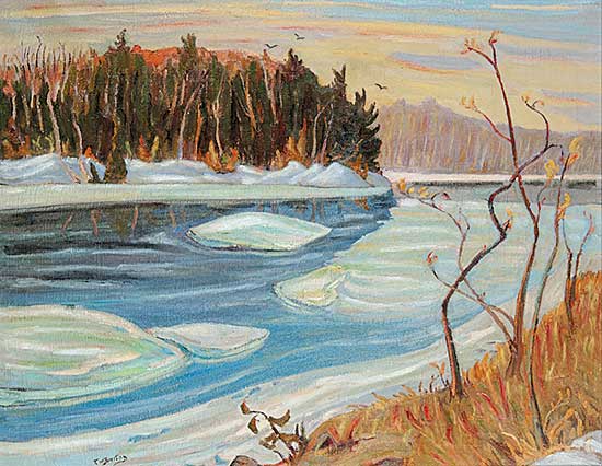 #13 ~ Burton - Spring Mutawaska River Near Calabogie Hut