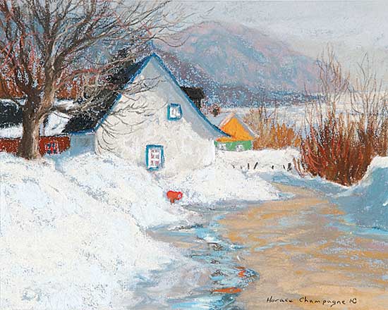 #23 ~ Champagne - Warm March Sun - Ste-Anne de Beaupre, P.Q.