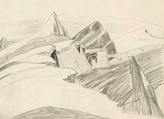 #59 ~ Harris - Mountain Peaks, A View of Isolation Peak