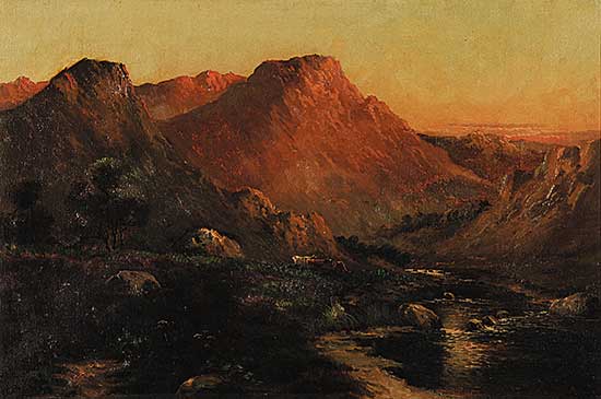 #202 ~ Breanski - Evening Glow - Near Arrochar