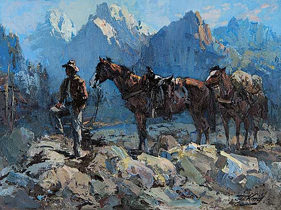 #216 ~ King - Untitled - Teton Mountains