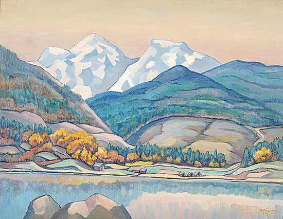 #409 ~ Burgess - Alta. Lake - Evening
