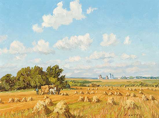 #437 ~ Luthi - Harvest Near Abernethy
