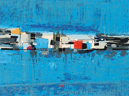 #470 ~ Smith - Untitled - Abstract in Blue