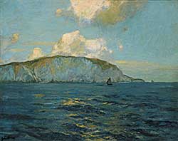 #225 ~ Olsson - Summer Day [at the Needles] of the Isle of Wight