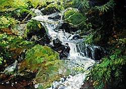 #318 ~ Macdonald - Untitled - Waterfall