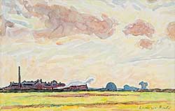 #455 ~ Pissarro - L'usine