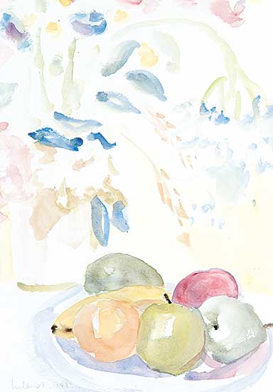 #695 ~ Ireland - Untitled - Still Life of Fruit and Flowers