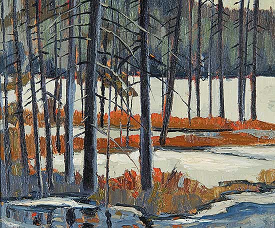 #742 ~ Nickle - Swamp and Small Lake, South of Limberlost