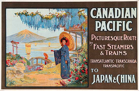 #745 ~ Odin - Picturesque Route by Fast Steamers and Trains... to Japan and China