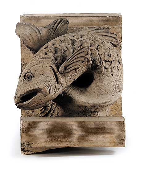 #776 ~ School - Untitled - Fish Gargoyle