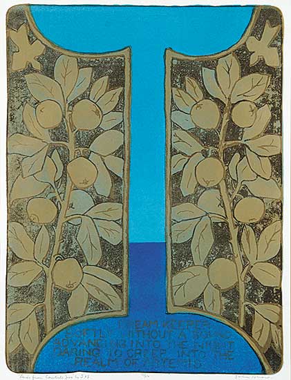 #808 ~ Snow - Lines from Canticle Two by JVS  #33/50
