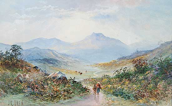 #841 ~ Uren - Untitled - Hiking Down the Path