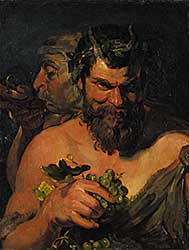 #771 ~ Schintz - Two Satyrs After Rubens