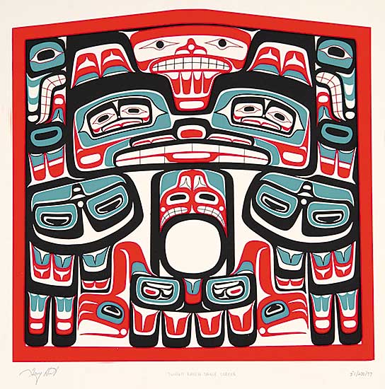 #332 ~ Hunt - Tlingit Raven Dance Screen  #51/200