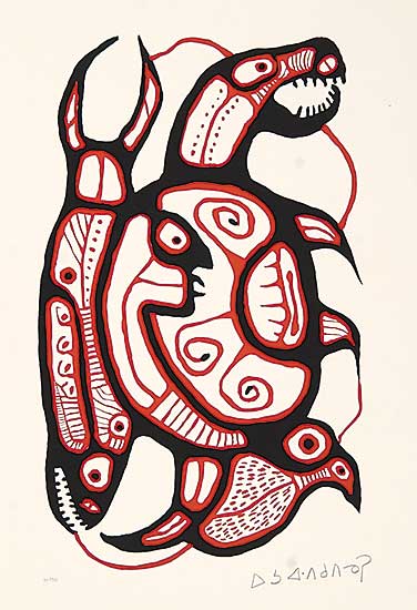 #369 ~ Morrisseau - Man Seeing Vision  #31/50