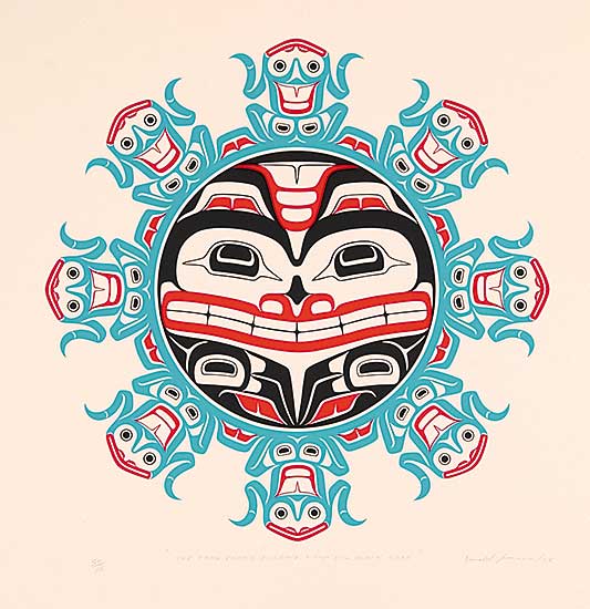 #405 ~ Yeomans - The Frog People Fleeing from the Black Bear  #50/75