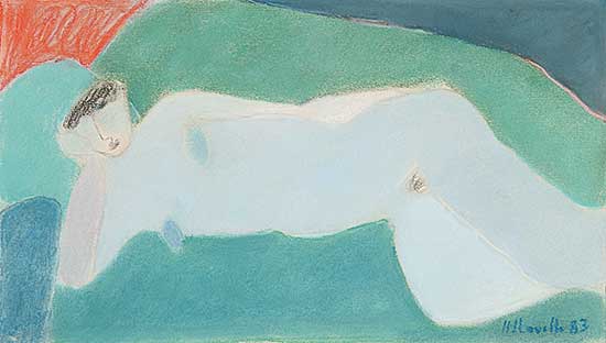 #509 ~ Laville - Sullen Nude - Green