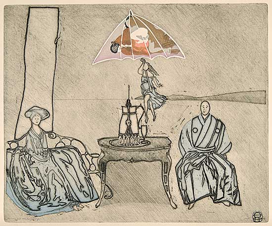 #517 ~ Sawai - Samurai and Mrs. Gainsborough - Artist's Proof