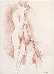 #510 ~ Mahara - Untitled - Standing Female Nude