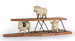 #57 ~ School - Untitled - Three Sheep on Board