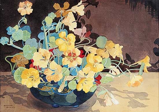 #108 ~ Brown - Nasturtium