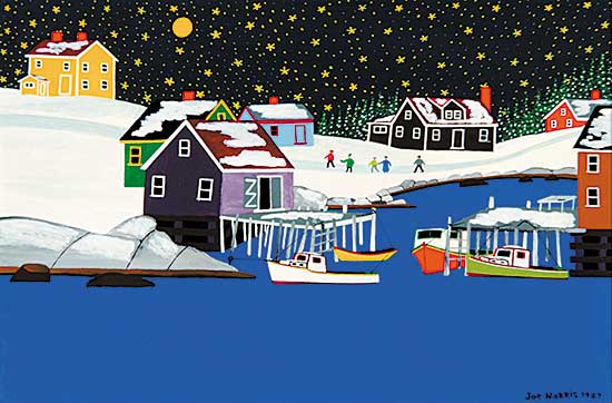 #159 ~ Norris - Untitled - Starry Winter Night