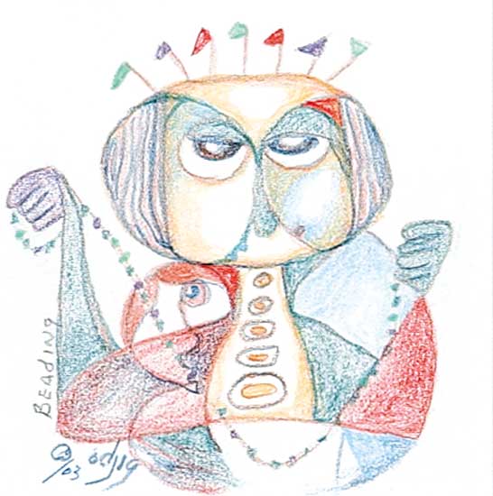 #160 ~ Odjig - Beading