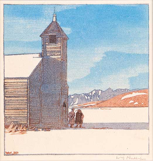 #168 ~ Phillips - Church at Morley, Alberta