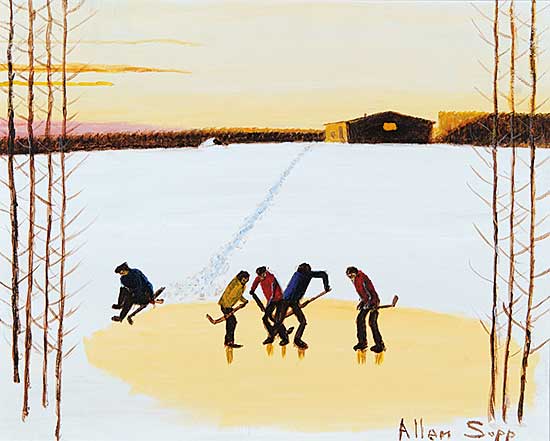 #192 ~ Sapp - Children Playing Hockey