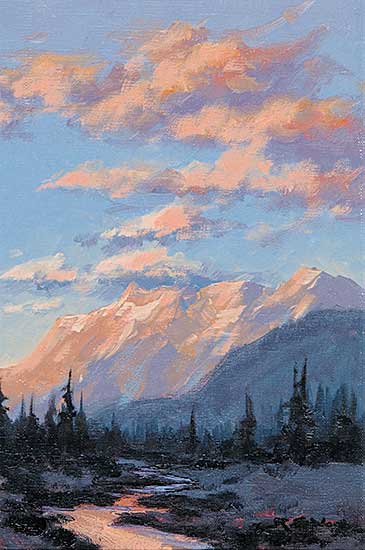 #207 ~ Wood - Evening Glow