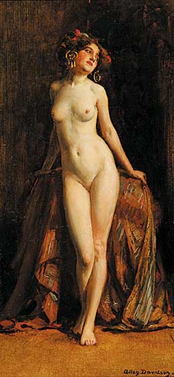 #306 ~ Davidson - Untitled - Standing Female Nude