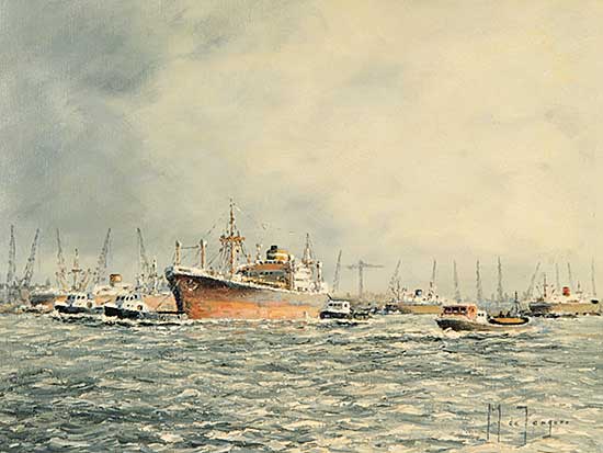 #306.1 ~ De Jongere - Untitled - Harbour of Rotterdam
