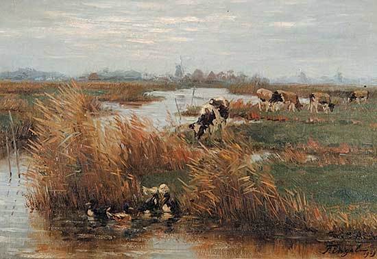 #308 ~ Engel - The Meadows Stream, Holland