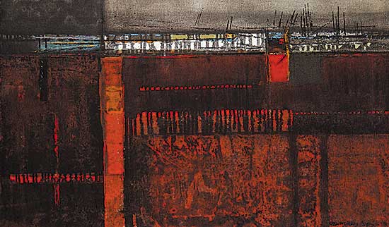 #418 ~ Morris - Untitled - Abstract