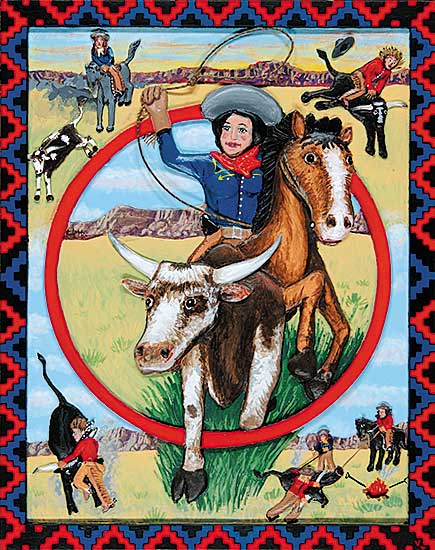 #423 ~ Tiede - Ridin' and a Roping