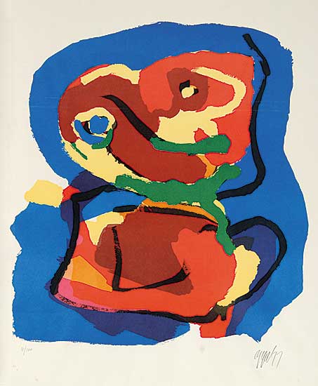 #503 ~ Appel - Untitled - Dutch Abstract  #4/100
