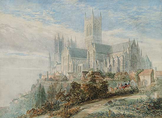 #521 ~ Buckler - Lincoln Cathedral from the S.E.