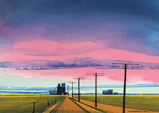 #542 ~ Hurley - Untitled - Pink Spring Sky