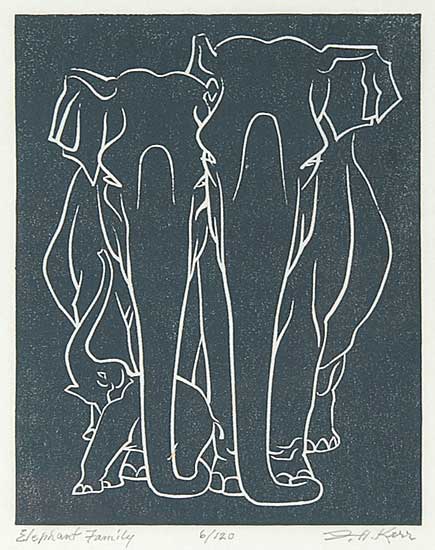 #546 ~ Kerr - Elephant Family  #6/120