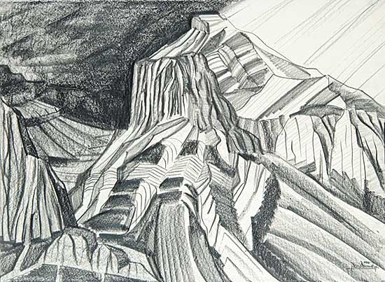 #579 ~ Pugh - Untitled - Peak with Light