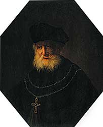 #320 ~ School - Dutch Portrait of a Bearded Man in a Black Hat