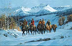 #572 ~ Pearson - Untitled - Winter Trail Ride