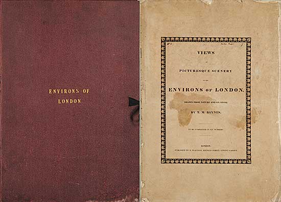 #705 ~ Baynes - Views of Picturesque Scenery - Environs of London
