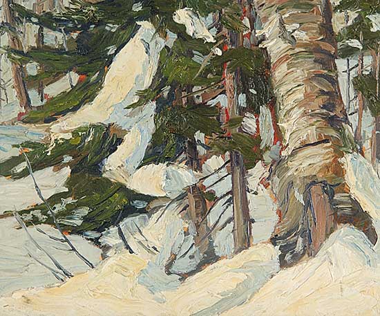 #772 ~ Nickle - Untitled - Pine in the Company of Snow