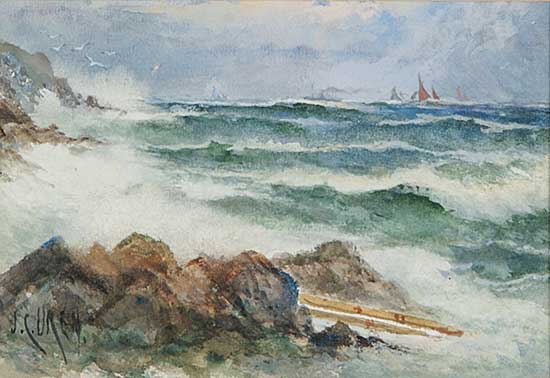 #807 ~ Uren - Untitled - Stormy Ocean