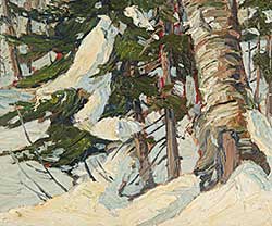 #772 ~ Nickle - Untitled - Pine in the Company of Snow