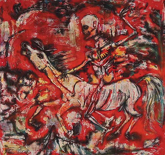 #196 ~ Robinson - Untitled - Death on a Pale Horse