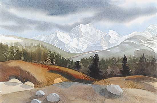 #271 ~ Wacko - Untitled - Stormy Mountain View